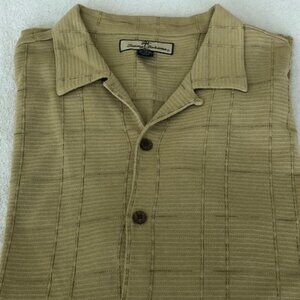 Men's Tommy Bahama S/S Shirt - Coconut/Wooden Buttons - Size Large